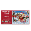 SUNSOUT INC - Here We Come - 300 pc Jigsaw Puzzle by Artist: Lori Schory - Finished Size 18" x 24" Christmas - MPN# 35203