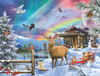 SUNSOUT INC - Winter In The Mountains - 300 pc Jigsaw Puzzle by Artist: Lori Schory - Finished Size 18" x 24" Christmas - MPN# 35221