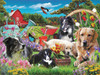 SUNSOUT INC - Who has a green Thumb - 500 pc Jigsaw Puzzle by Artist: Rafael Trujillo - Finished Size 18" x 24" - MPN# 42263