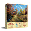 SUNSOUT INC - Down the Country Road - 500 pc Jigsaw Puzzle by Artist: Abraham Hunter - Finished Size 18" x 24" - MPN# 69776