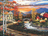 SUNSOUT INC - Babbling Creek Road - 1000 pc Jigsaw Puzzle by Artist: John Zaccheo - Finished Size 20" x 27" - MPN# 62121