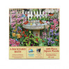 SUNSOUT INC - A Backyard Bath - 500 pc Jigsaw Puzzle by Artist: Lori Schory - Finished Size 18" x 24" - MPN# 35224