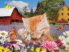 SUNSOUT INC - I Wuv Flowers - 500 pc Jigsaw Puzzle by Artist: Karen Burke - Finished Size 18" x 24" - MPN# 72020