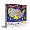 SUNSOUT INC - United States Map - 1000 pc Jigsaw Puzzle by Artist: Giordano Studios - Finished Size 20" x 27" Fourth of July - MPN# 37266