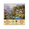 SUNSOUT INC - Spring Creek Cottage - 500 pc Jigsaw Puzzle by Artist: Sung Kim - Finished Size 18" x 24" - MPN# 36656