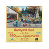 SUNSOUT INC - Backyard Sale - 550 pc Jigsaw Puzzle by Artist: Ken Zylla - Finished Size 15" x 24" - MPN# 39730