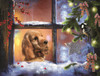 SUNSOUT INC - Window Seat - 500 pc Jigsaw Puzzle by Artist: Giordano Studios - Finished Size 18" x 24" Christmas - MPN# 37248