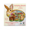 SUNSOUT INC - Springtime Bunnies - 1000 pc Special Shape Jigsaw Puzzle by Artist: Lori Schory - Finished Size 29" x 26.5" - MPN# 97038