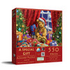 SUNSOUT INC - A Special Gift - 550 pc Jigsaw Puzzle by Artist: Marcello Corti - Finished Size 15" x 24" Christmas - MPN# 60611