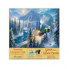 SUNSOUT INC - Mountain Christmas Train - 500 pc Jigsaw Puzzle by Artist: Abraham Hunter - Finished Size 18" x 24" Christmas - MPN# 69830