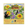 SUNSOUT INC - Sunflowers and Blackbirds - 1000 pc Jigsaw Puzzle by Artist: Rosalind Solomon - Finished Size 20" x 27" - MPN# 68464