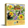 SUNSOUT INC - Sunflowers and Blackbirds - 1000 pc Jigsaw Puzzle by Artist: Rosalind Solomon - Finished Size 20" x 27" - MPN# 68464