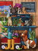 SUNSOUT INC - Trouble in the Potting Shed - 1000 pc Jigsaw Puzzle by Artist: Tom Wood - Finished Size 20" x 27" - MPN# 28939