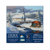 SUNSOUT INC - Church Nativity - 1000 pc Jigsaw Puzzle by Artist: Russell Cobane - Finished Size 20" x 27" Christmas - MPN# 36618