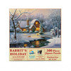 SUNSOUT INC - Rabbit's Holiday - 500 pc Jigsaw Puzzle by Artist: Sung Kim - Finished Size 18" x 24" Christmas - MPN# 36606
