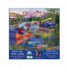 SUNSOUT INC - Out on the Lake - 1000 pc Jigsaw Puzzle by Artist: Bigelow Illustrations - Finished Size 23" x 28" - MPN# 31913