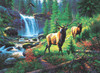SUNSOUT INC - Mountain Harmony - 500 pc Large Pieces Jigsaw Puzzle by Artist: Mark Keathley - Finished Size 19.25" x 26.625" - MPN# 53082