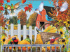 SUNSOUT INC - Gathering for Fall - 300 pc Jigsaw Puzzle by Artist: Rafael Trujillo - Finished Size 18" x 24" - MPN# 42231