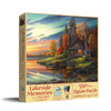 SUNSOUT INC - Lakeside Memories - 550 pc Jigsaw Puzzle by Artist: Chuck Black - Finished Size 15.5" x 18" - MPN# 55154