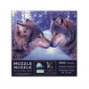 SUNSOUT INC - Muzzle Nuzzle - 500 pc Jigsaw Puzzle by Artist: Daniel Smith - Finished Size 18" x 24" - MPN# 59060