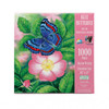 SUNSOUT INC - Blue Butterfly - 1000 pc Jigsaw Puzzle by Artist: Veruschka Guerra - Finished Size 20" x 27" - MPN# 48218