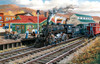 SUNSOUT INC - Memory Junction - 1000 pc Jigsaw Puzzle by Artist: Ken Zylla - Finished Size 19" x 30" - MPN# 39933