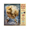 SUNSOUT INC - Spirit of the White Buffalo - 500 pc Jigsaw Puzzle by Artist: Carol Cavalaris - Finished Size 18" x 24" - MPN# 55611 SUNSOUT INC - Spirit of the White Buffalo - 500 pc Jigsaw Puzzle by Artist: Carol Cavalaris - Finished Size 18" x 24" - MPN# 55611