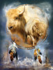 SUNSOUT INC - Spirit of the White Buffalo - 500 pc Jigsaw Puzzle by Artist: Carol Cavalaris - Finished Size 18" x 24" - MPN# 55611 SUNSOUT INC - Spirit of the White Buffalo - 500 pc Jigsaw Puzzle by Artist: Carol Cavalaris - Finished Size 18" x 24" - MPN# 55611