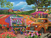 SUNSOUT INC - Roadside Tulips - 1000 pc Jigsaw Puzzle by Artist: Bigelow Illustrations - Finished Size 20" x 27" - MPN# 31712