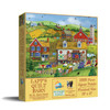 SUNSOUT INC - Lapp's Quilt Barn - 1000 pc Jigsaw Puzzle by Artist: Janet Stever - Finished Size 20" x 27" - MPN# 63432 SUNSOUT INC - Lapp's Quilt Barn - 1000 pc Jigsaw Puzzle by Artist: Janet Stever - Finished Size 20" x 27" - MPN# 63432