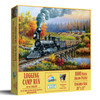 SUNSOUT INC - Logging Camp Run - 1000 pc Jigsaw Puzzle by Artist: sung Kim - Finished Size 20" x 27" - MPN# 36678