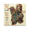 SUNSOUT INC - Forest Owls - 1000 pc Special Shape Jigsaw Puzzle by Artist: Rebecca Latham - Finished Size 27" x 39" - MPN# 97055