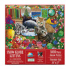 SUNSOUT INC - Snow Globe Kitten - 1000 pc Jigsaw Puzzle by Artist: Gerald Newton - Finished Size 20" x 27" - MPN# 39230