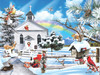 SUNSOUT INC - Nature's Church - 1000 pc Jigsaw Puzzle by Artist: Lori Schory - Finished Size 20" x 27" Christmas - MPN# 35193