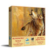 SUNSOUT INC - Rushmore Wolf - 500 pc Jigsaw Puzzle by Artist: Christopher Walden - Finished Size 18" x 24" - MPN# 56440