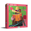 SUNSOUT INC - Book Nerd - 500 pc Jigsaw Puzzle by Artist: Edwina Owens Elliott - Finished Size 19" x 19" - MPN# 71329