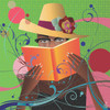SUNSOUT INC - Book Nerd - 500 pc Jigsaw Puzzle by Artist: Edwina Owens Elliott - Finished Size 19" x 19" - MPN# 71329