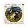 SUNSOUT INC - Garden Helpers - 500 pc Round Jigsaw Puzzle by Artist: Jim Killen - Finished Size 19.5" rd - MPN# 73436