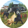 SUNSOUT INC - Garden Helpers - 500 pc Round Jigsaw Puzzle by Artist: Jim Killen - Finished Size 19.5" rd - MPN# 73436