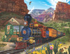 SUNSOUT INC - Dry Gulch - 1000 pc Large Pieces Jigsaw Puzzle by Artist: Bigelow Illustrations - Finished Size 27" x 35" - MPN# 31532