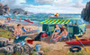 SUNSOUT INC - Holiday Weekend - 550 pc Jigsaw Puzzle by Artist: Ken Zylla - Finished Size 15" x 24" - MPN# 39991