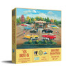 SUNSOUT INC - 50's Drive-in - 1000 pc Jigsaw Puzzle by Artist: Peggy Myrick Knight - Finished Size 20" x 27" - MPN# 22176