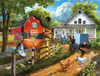 SUNSOUT INC - Visiting Neighbors - 300 pc Jigsaw Puzzle by Artist: Tom Wood - Finished Size 18" x 24" - MPN# 29802