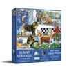 SUNSOUT INC - Sunny Veranda - 500 pc Jigsaw Puzzle by Artist: Oleg Gavrilov - Finished Size 18" x 24" - MPN# 61930