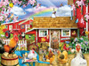 SUNSOUT INC - Springtime Chickens - 1000 pc Jigsaw Puzzle by Artist: Lori Schory - Finished Size 20" x 27" - MPN# 34740