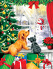 SUNSOUT INC - Can You Come in and Play - 300 pc Jigsaw Puzzle by Artist: Makiko - Finished Size 18" x 24" Christmas - MPN# 35327