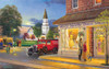 SUNSOUT INC - Verity Dress Shop - 550 pc Jigsaw Puzzle by Artist: Keith Brown - Finished Size 15" x 24" - MPN# 44721