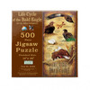 SUNSOUT INC - Life Cycle of the Bald Eagle - 500 pc Jigsaw Puzzle by Artist: John Lofgreen - Finished Size 15" x 29" - MPN# 66406