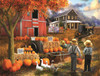 SUNSOUT INC - Amish Pumpkin Patch - 300 pc Jigsaw Puzzle by Artist: Tom Wood - Finished Size 18" x 24" Halloween - MPN# 23041