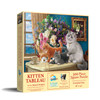 SUNSOUT INC - Kitten Tableau - 500 pc Jigsaw Puzzle by Artist: Image World - Finished Size 18" x 24" - MPN# 42929